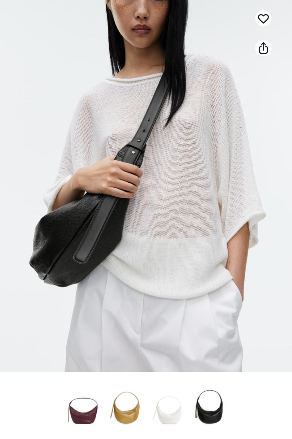 Curved shoulder bag

#LTKbag #LTKstyletip #LTKnederlands