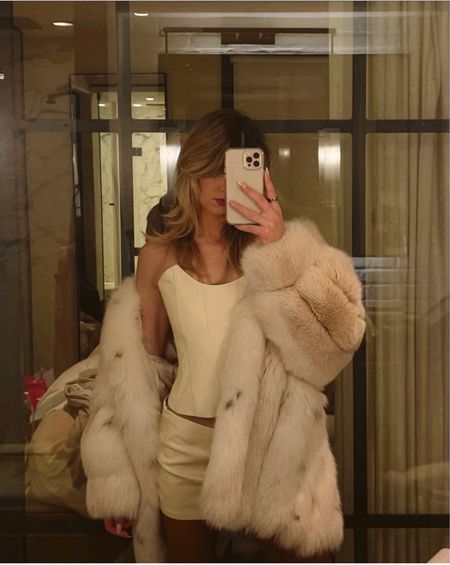 in my mob wife era for 2024 

Mob wife outfit inspo - fur coat - matching skirt set - trendy fashion - winter outfits - winter fashion 

#LTKstyletip #LTKSeasonal