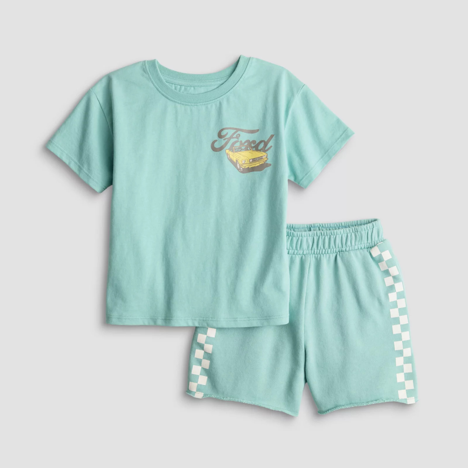 Baby & Toddler Boy Grayson Threads Kids The Label 2-Piece Ford Graphic Tee & Shorts Set, Toddler Boy's, Size: 5T, Green | Kohl's