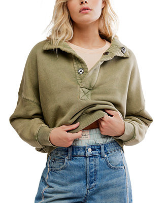 Free People Women's Timeless V-Neck Pullover Sweater - Macy's | Macy's