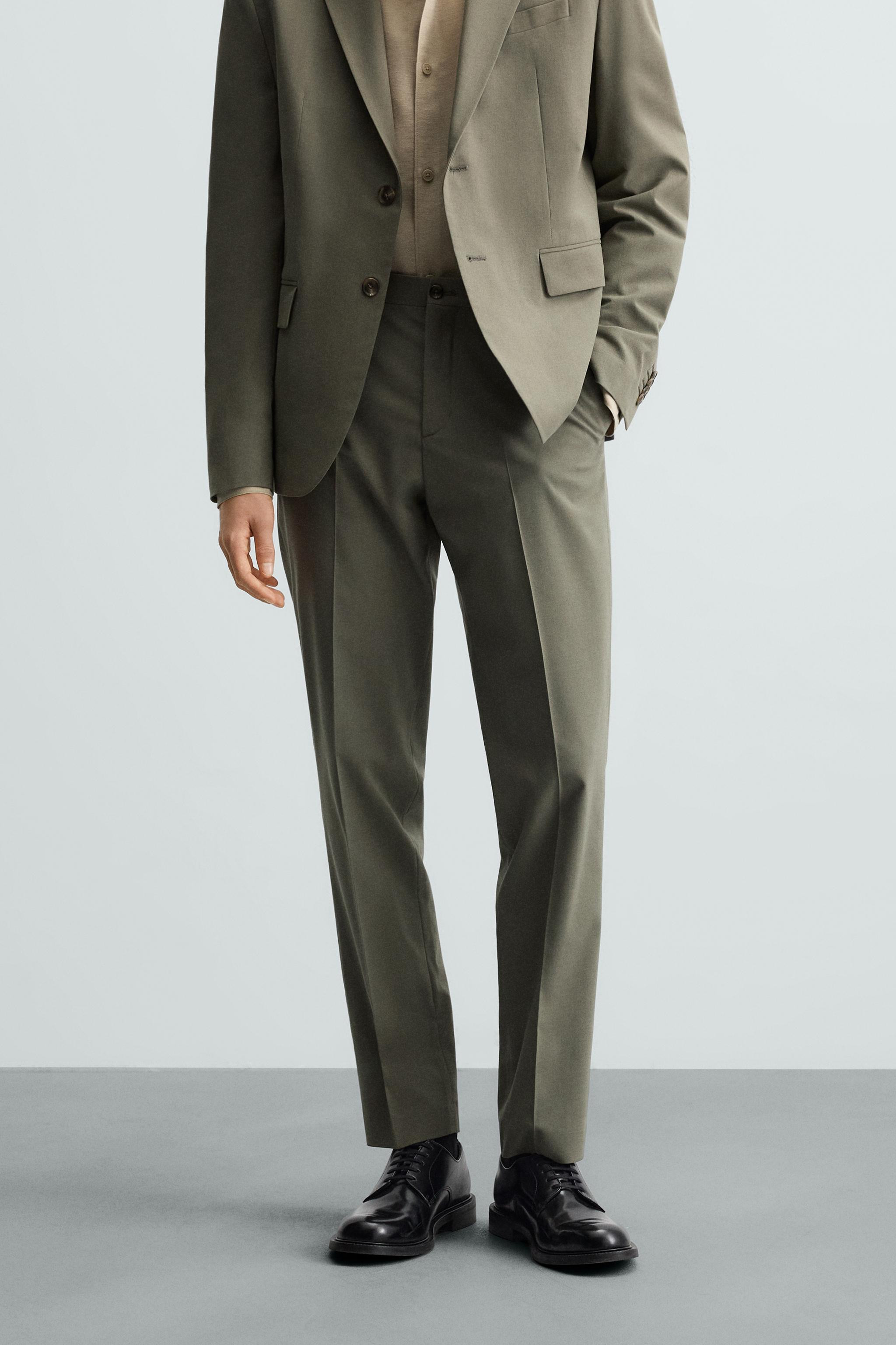 WOOL SUIT TROUSERS | Zara AU