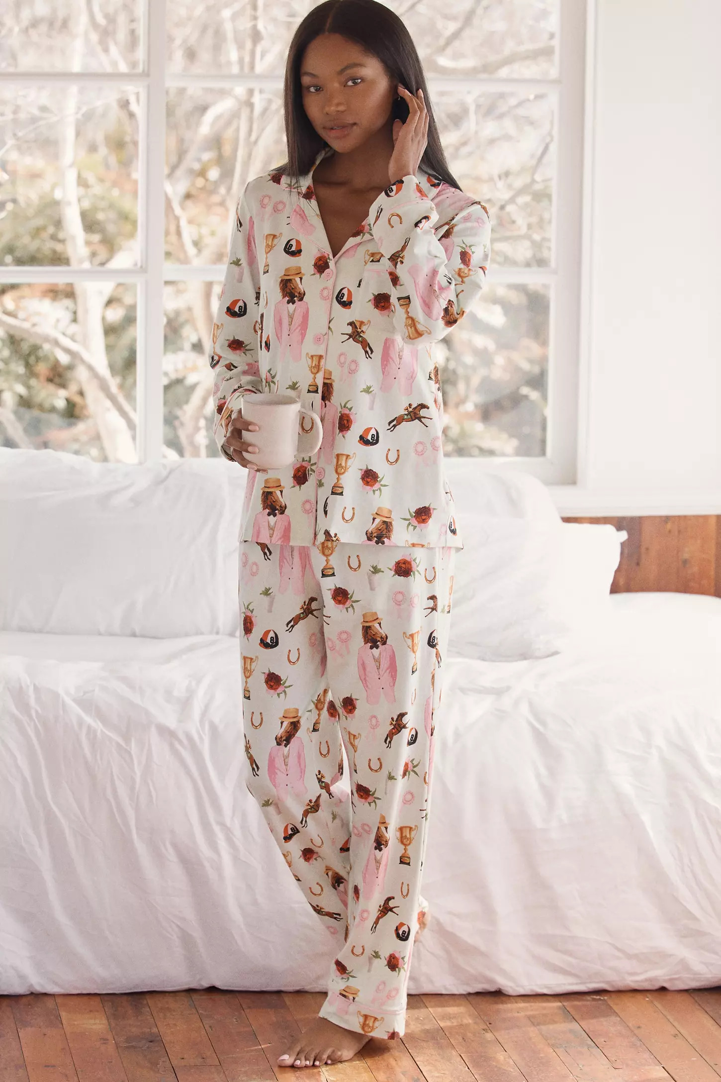 BedHead PJs A Day at the Derby Pajama Set | Anthropologie (US)