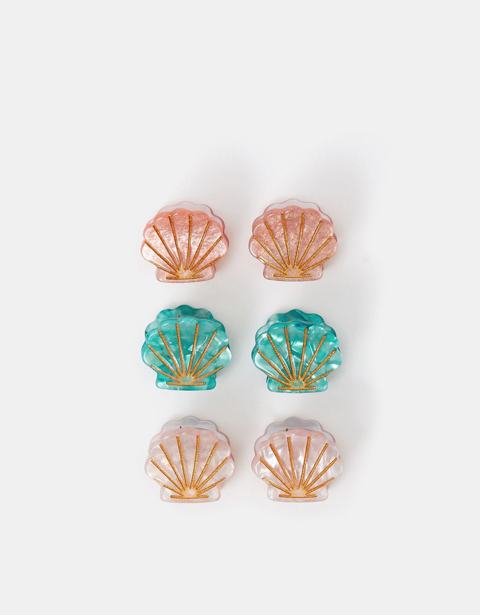 6-Pack Mini Shell Claw Clips | Accessorize (Global)