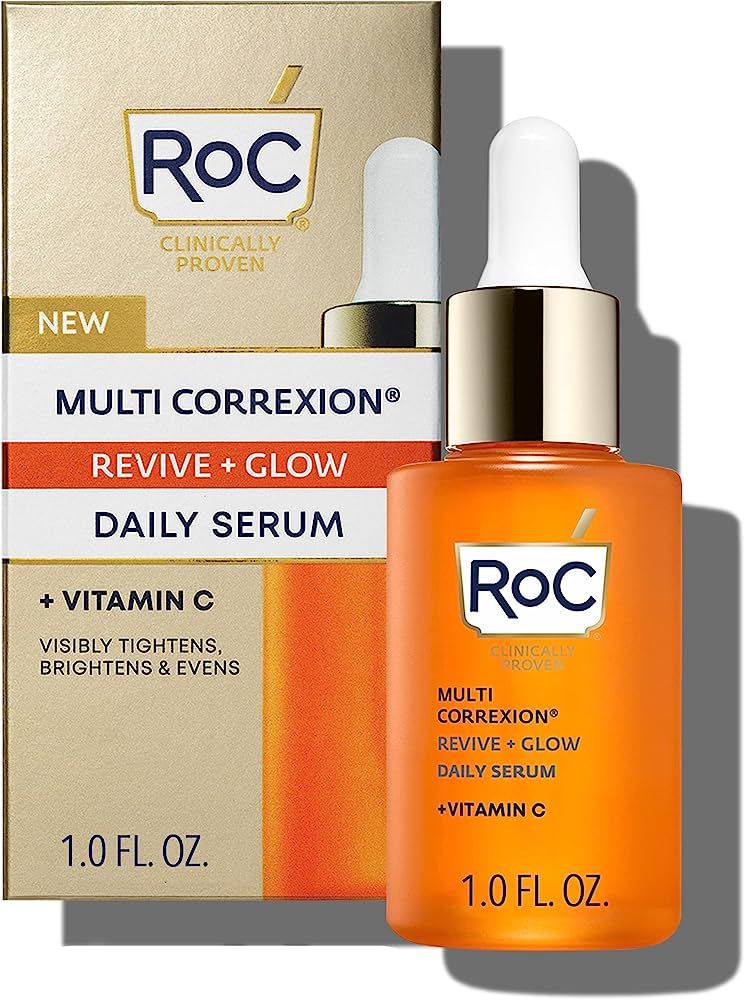 RoC Multi Correxion Revive + Glow 10% Active Vitamin C Serum for Face, Daily Anti-Aging Wrinkle &... | Amazon (US)