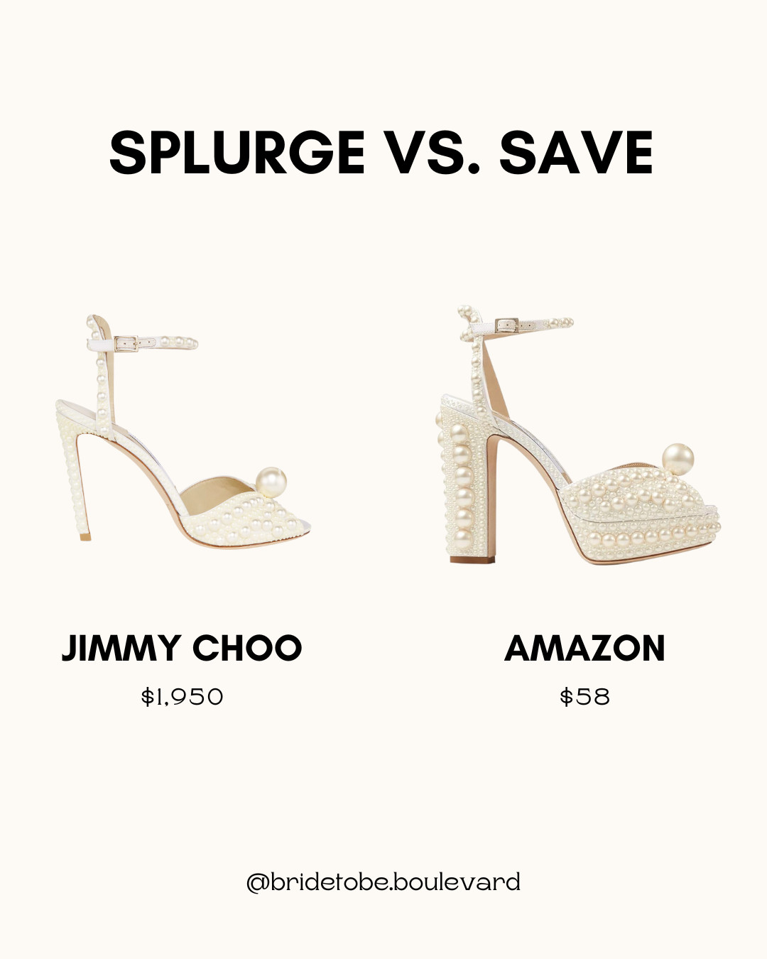 👠 Bridal heels, but make it budget-friendly! 👠 Get the designer look without the splurge—shop these luxe-inspired wedding heels for less! Are you saving or splurging? 💸💍 #LTKBridal #WeddingStyle #LuxuryForLess #JimmyChoo 

 #LTKParties #LTKShoeCrush #LTKWedding