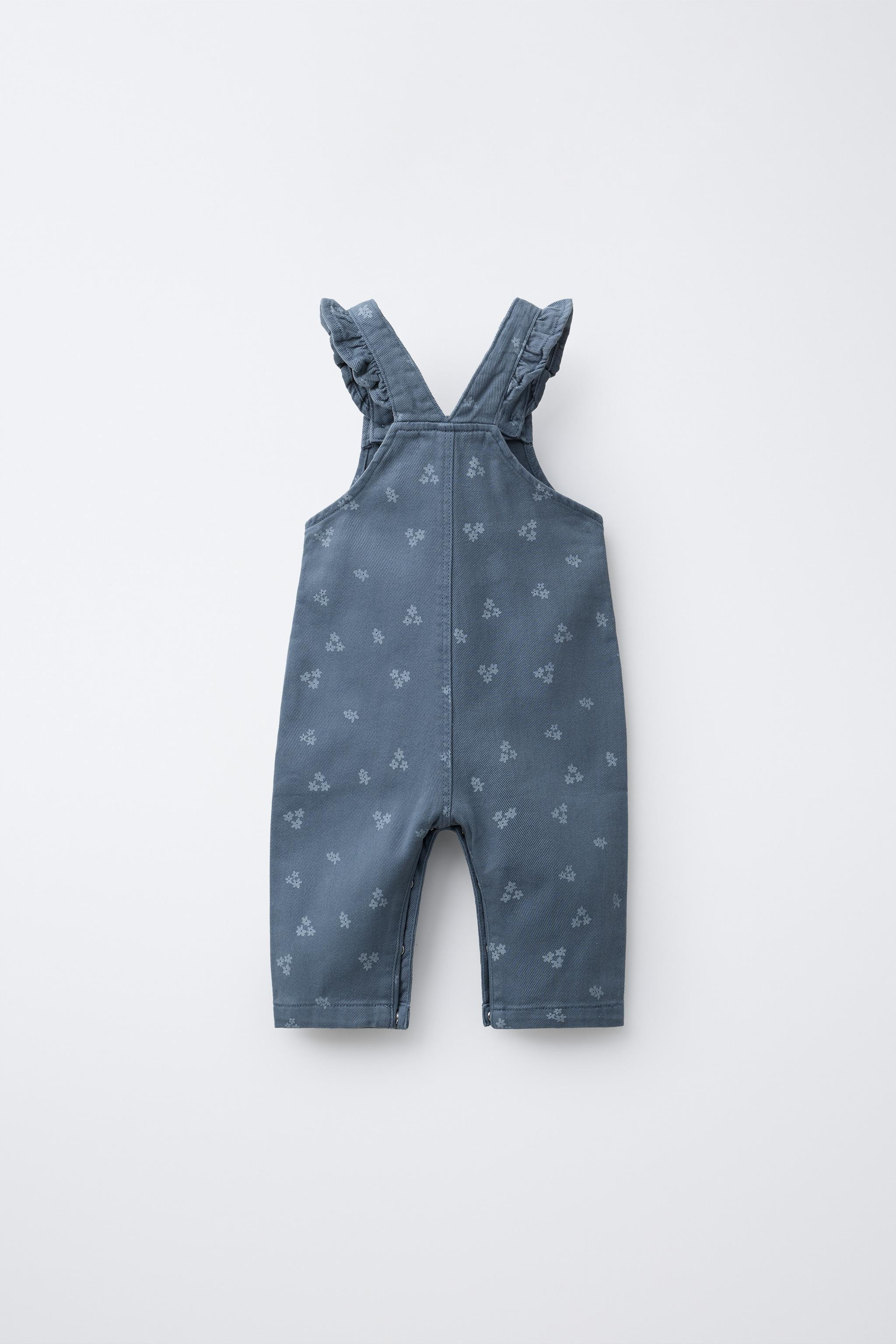 FLORAL TWILL OVERALLS | Zara US