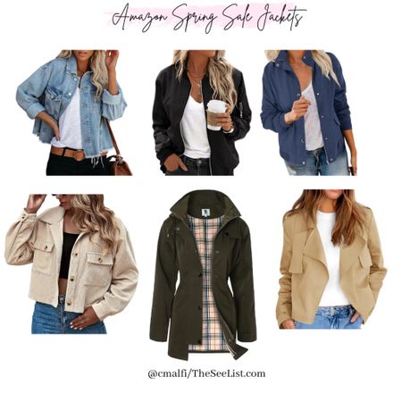 Amazon Spring Sale jackets
Spring coats
Lightweight jackets

#LTKfindsunder50 #LTKsalealert #LTKstyletip