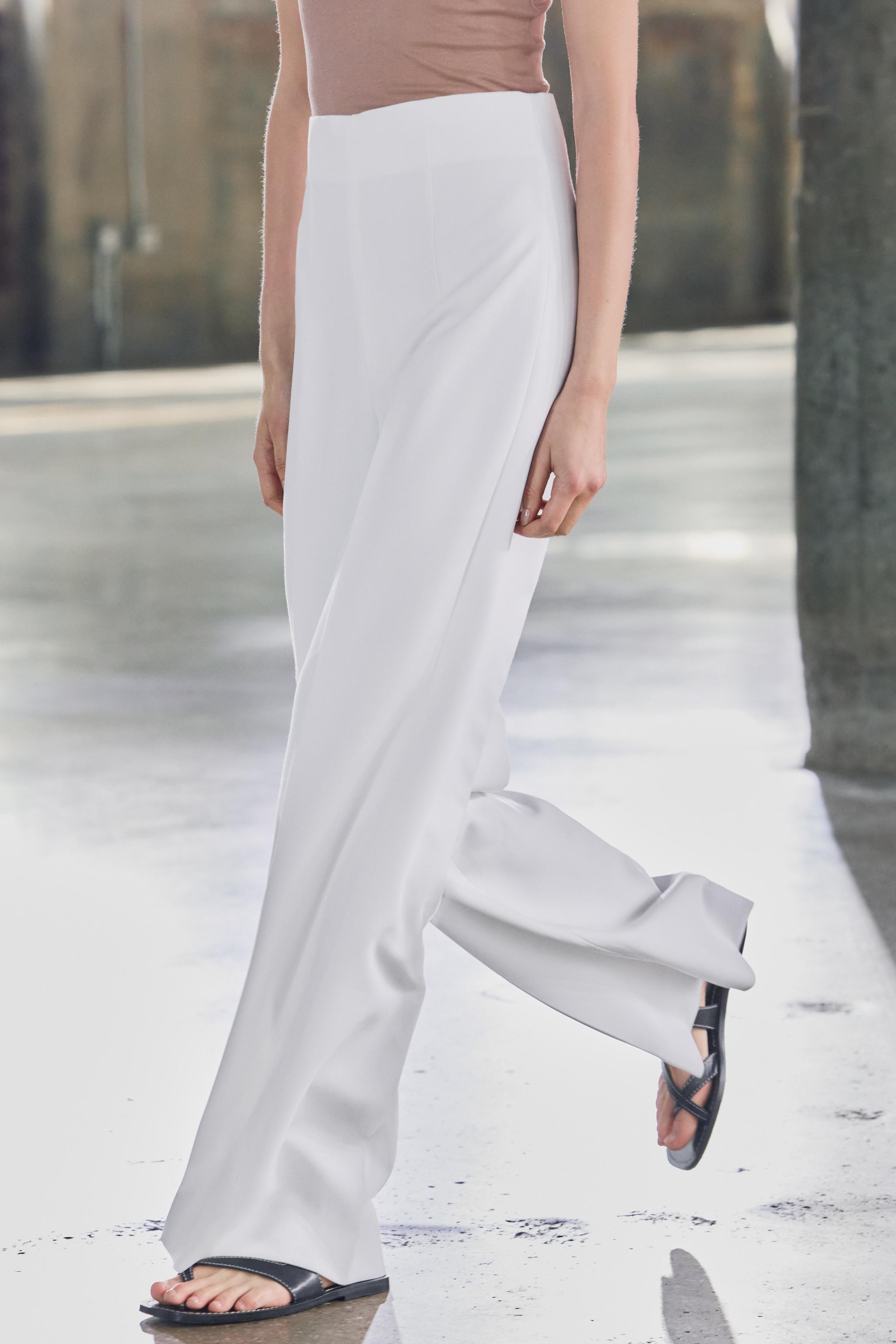 HIGH-WAISTED ZIPPER PANTS ZW COLLECTION | Zara US