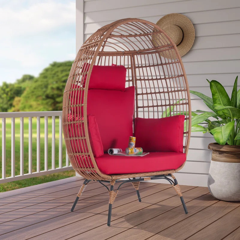Wicker Outdoor Lounge Chair | Wayfair North America