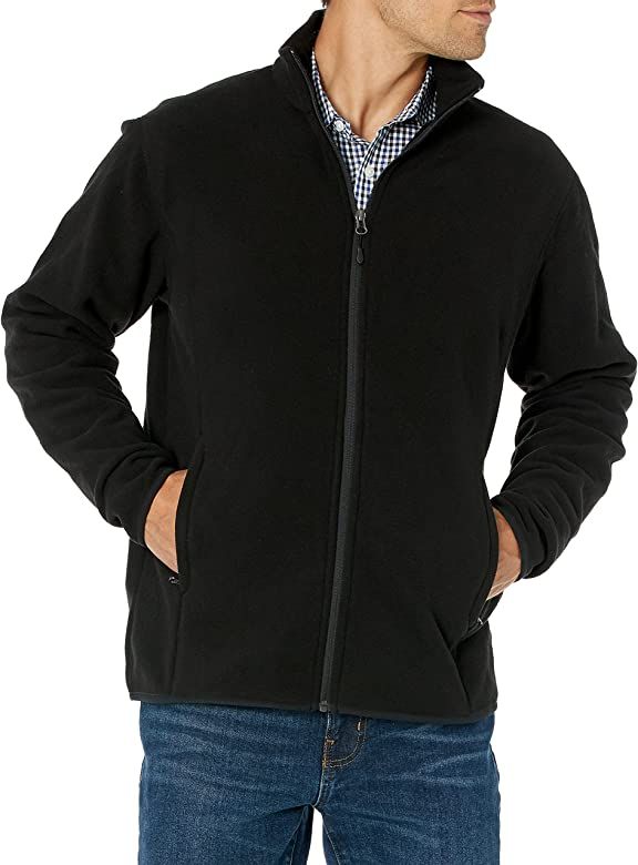 Amazon Essentials Men's Full-Zip Polar Fleece Jacket (Available in Big & Tall) | Amazon (US)