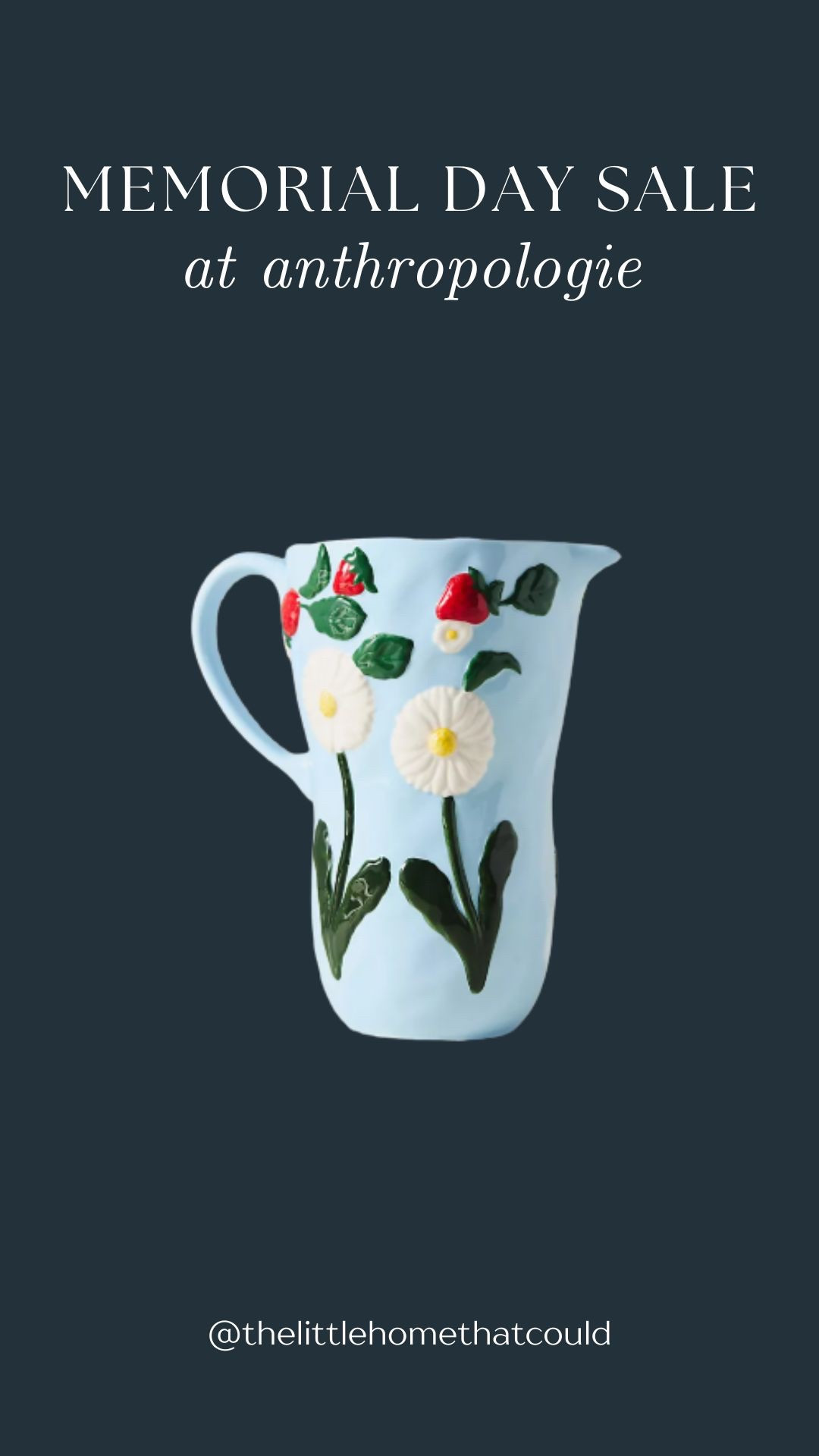 Strawberry floral pitcher 

#LTKSaleAlert #LTKHome