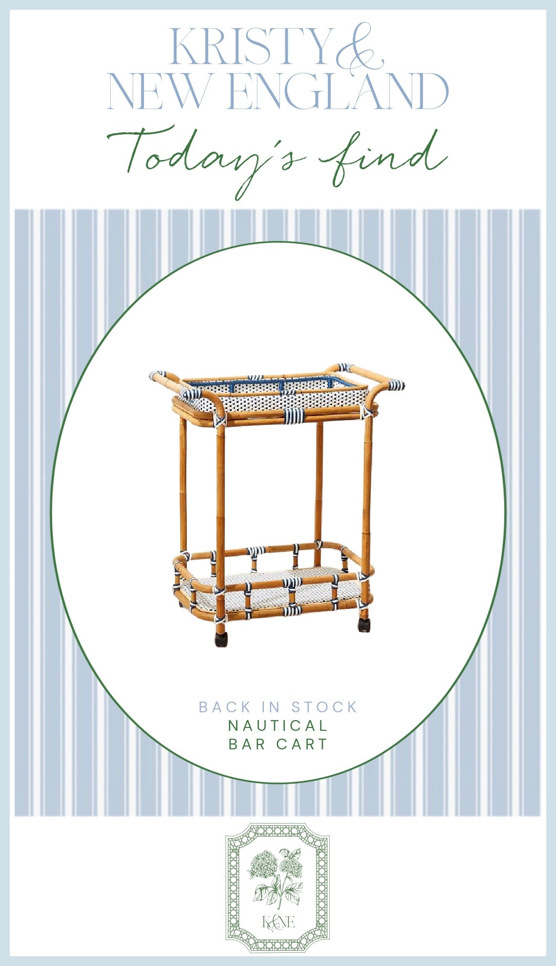 We have this bar cart and love it! Perfect for a coastal touch to your home.

#LTKHome