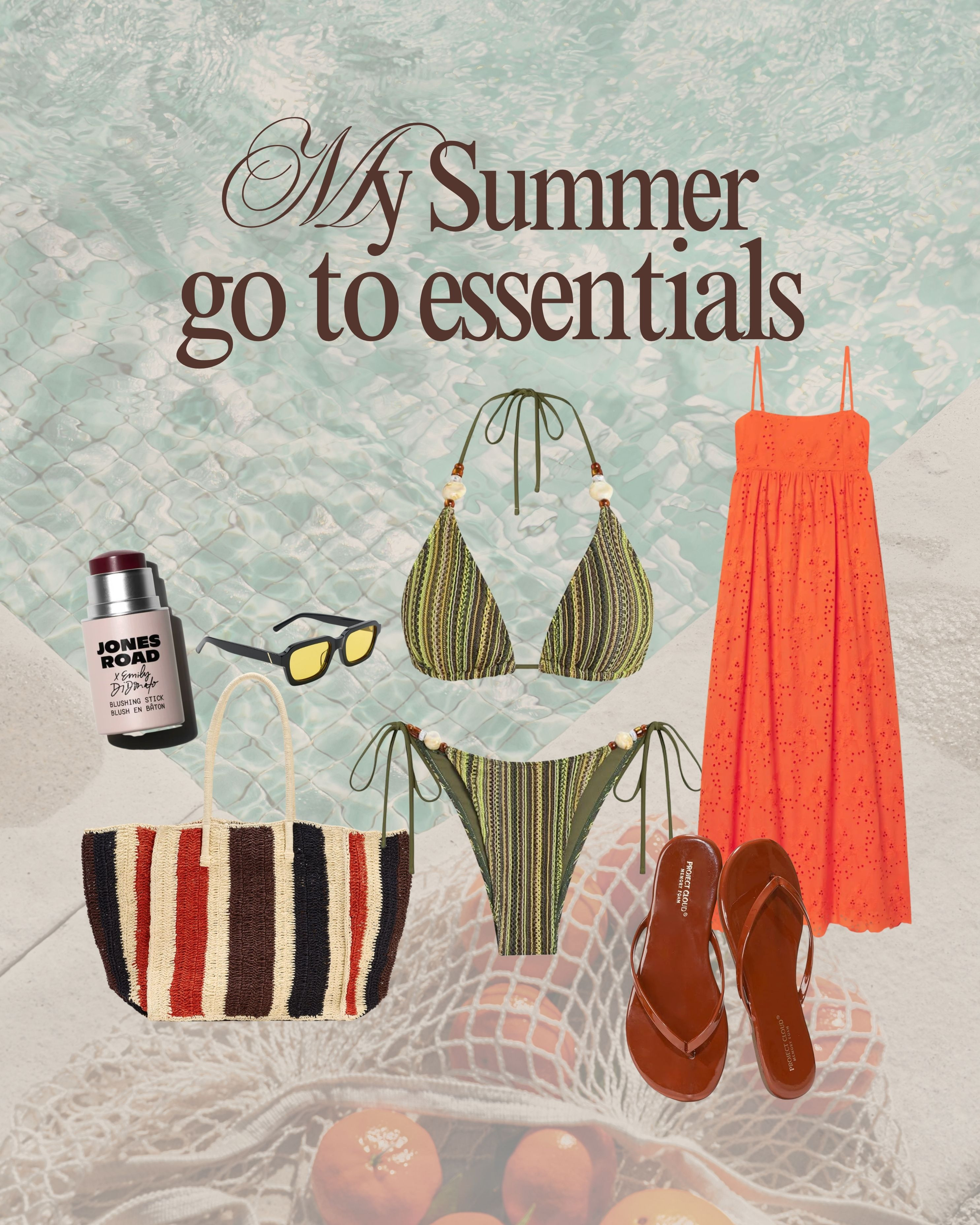 My summer-go-to essentials 🌞👙

#summer #swimsuit #summerootd #essentials #fits #fashion #beautycreator #fashionLTK #LTK 

 #LTKgrwm #LTKootd