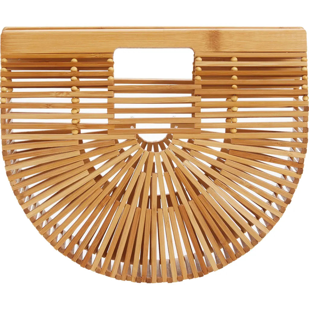 Cult Gaia Gaia's Ark Small Top Handle Bag in Natural at Nordstrom | Nordstrom