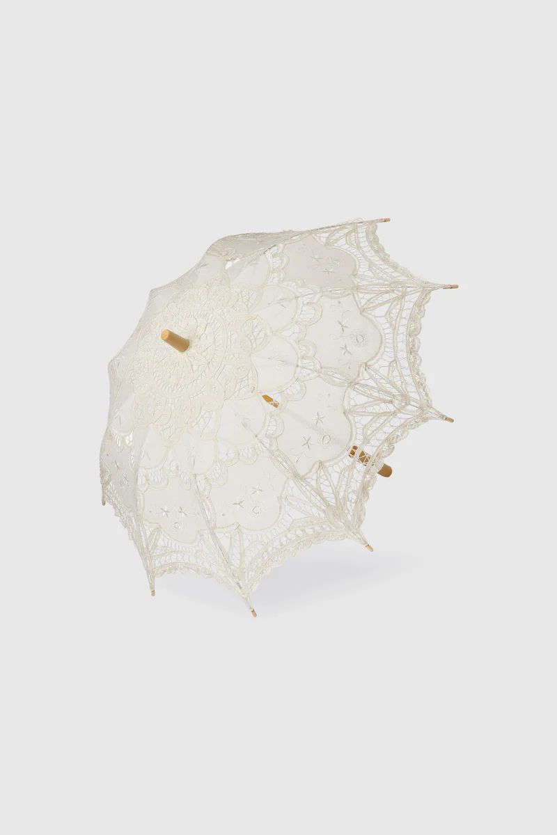 Shop 1920s Vintage Lace Umbrella Parasol | BABEYOND | BABEYOND
