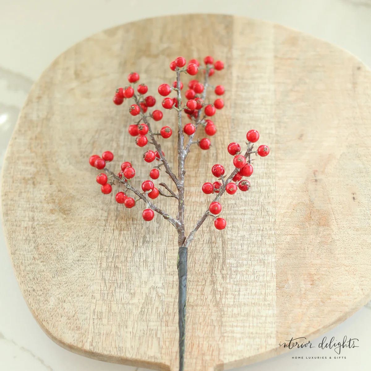 13" Red Berry Pick *Final Sale* | Interior Delights