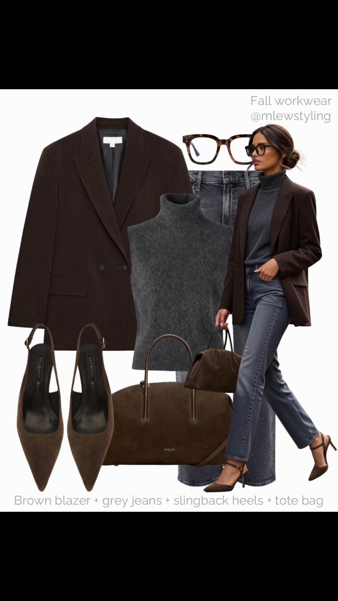 Fall workwear 🍂🩶

#LTKjeans #LTKfall #LTKworkwear