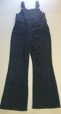 pilcro and the letterpress anthropologie blue flare overalls size 27   | eBay | eBay US