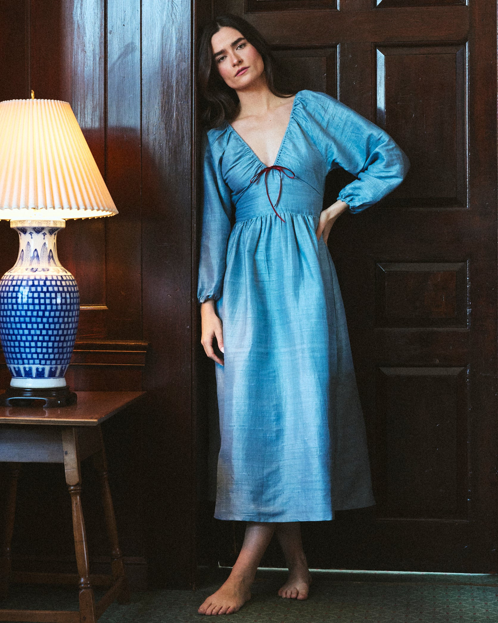 Eloise Dress in French Blue | Louise New York