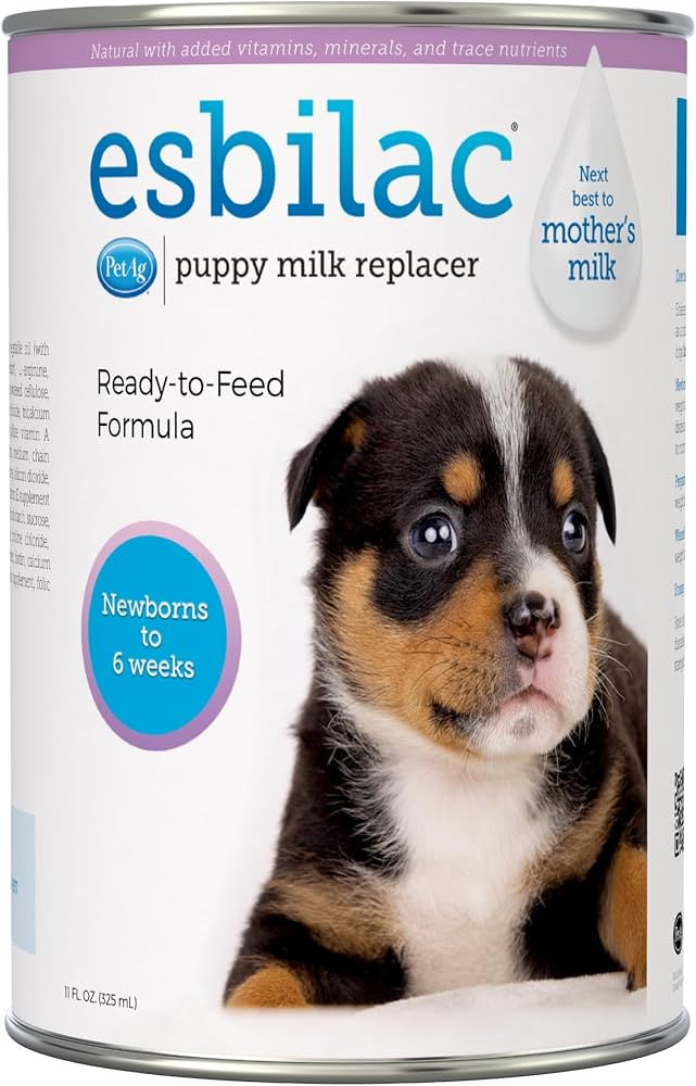 PetAg Esbilac Puppy Milk Replacer Liquid - 11 oz - Ready-to-Feed Puppy Formula with Vitamins for ... | Amazon (US)