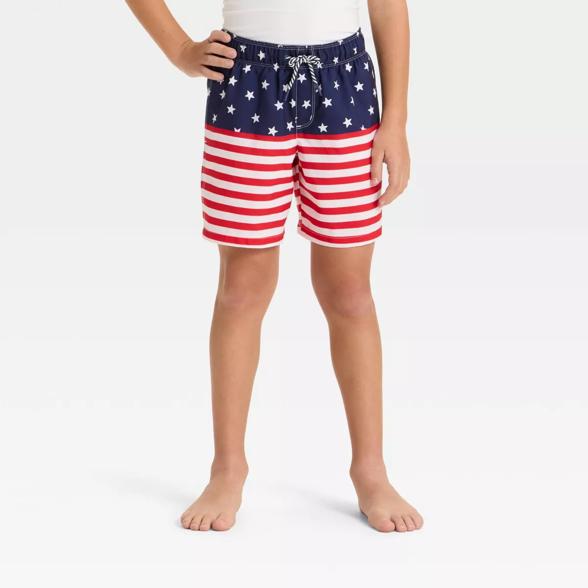 Boys' Flag Swim Trunks - Cat & Jack™ | Target