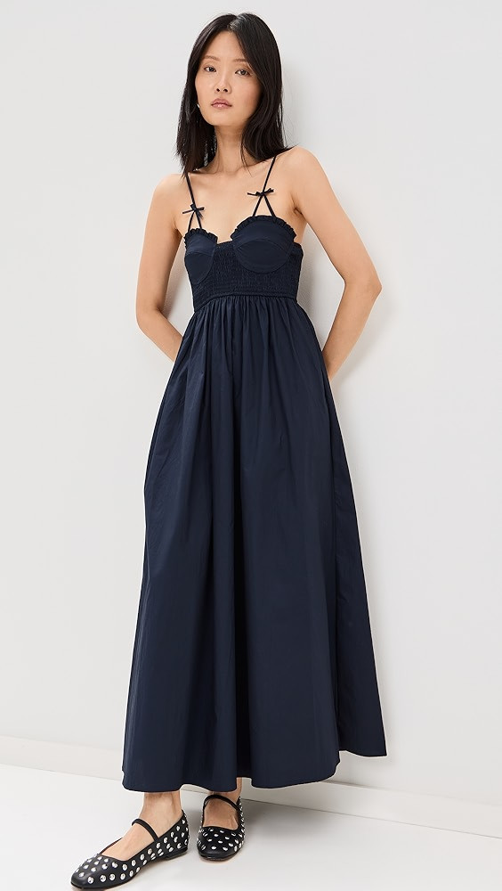 Sleeveless Bustier Midi Dress | Shopbop