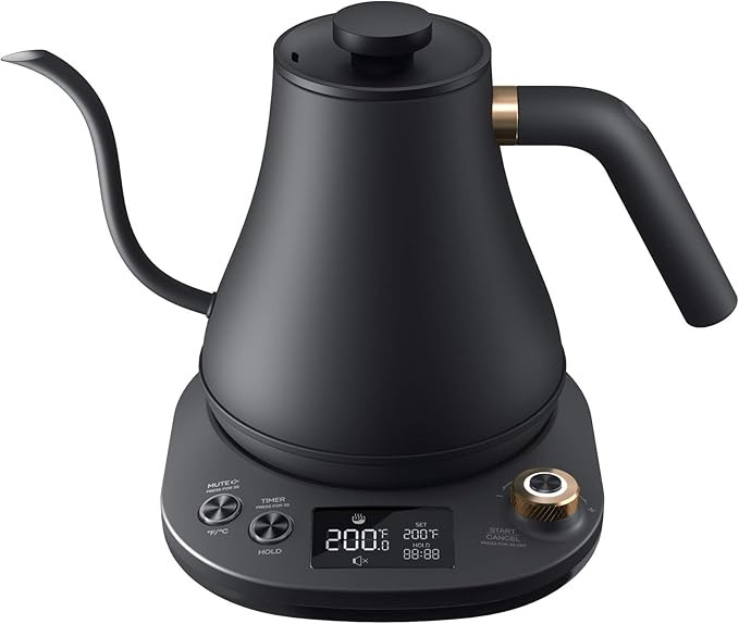 Gooseneck Kettle Temperature Control, Pour Over Electric Kettle for Coffee and Tea, 100% Stainles... | Amazon (US)