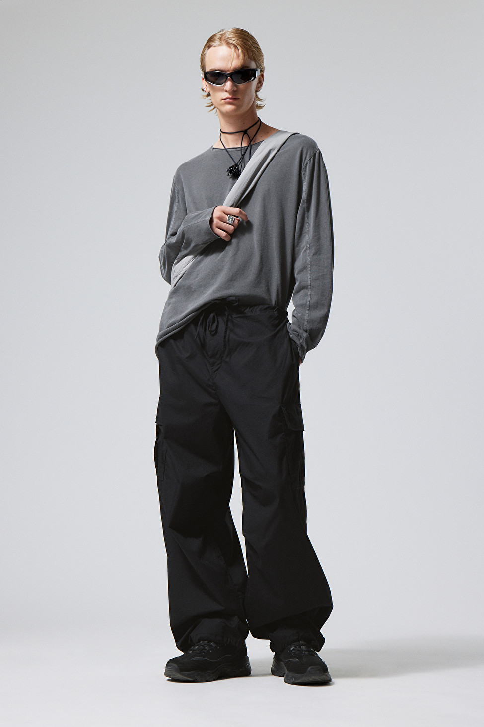 Parachute Loose Cargo Trousers | Weekday