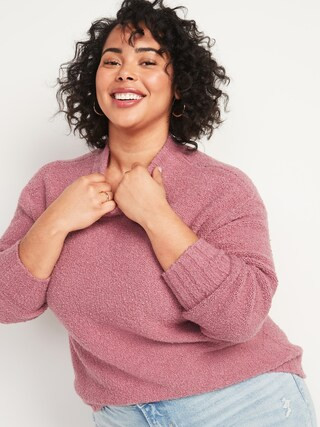 Oversized Cozy Plus-Size Sweater | Old Navy (US)