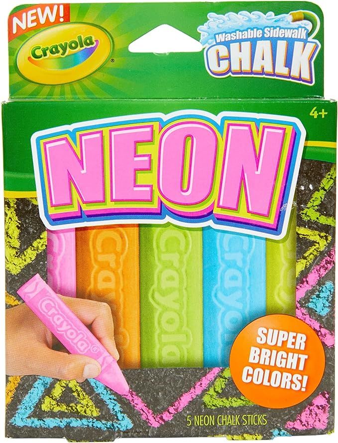 Crayola Neon Chalk 5ct | Amazon (US)