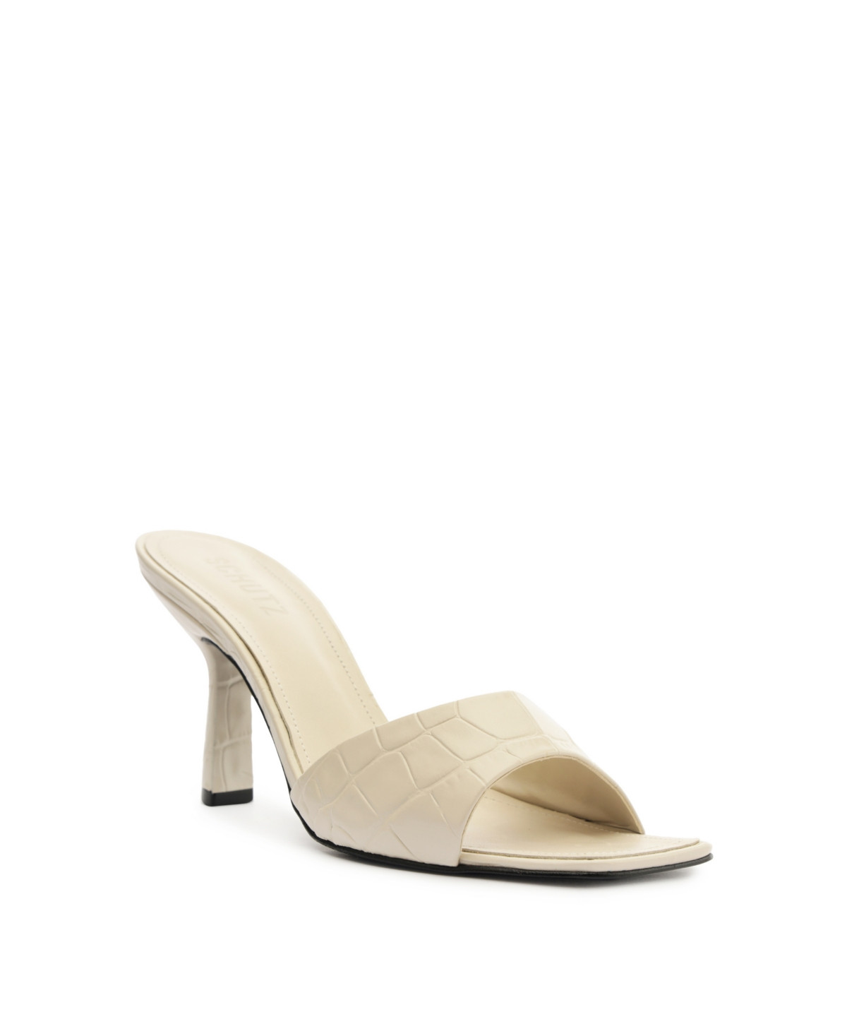 Schutz Women's Posseni High Stiletto Sandals - White | Macy's