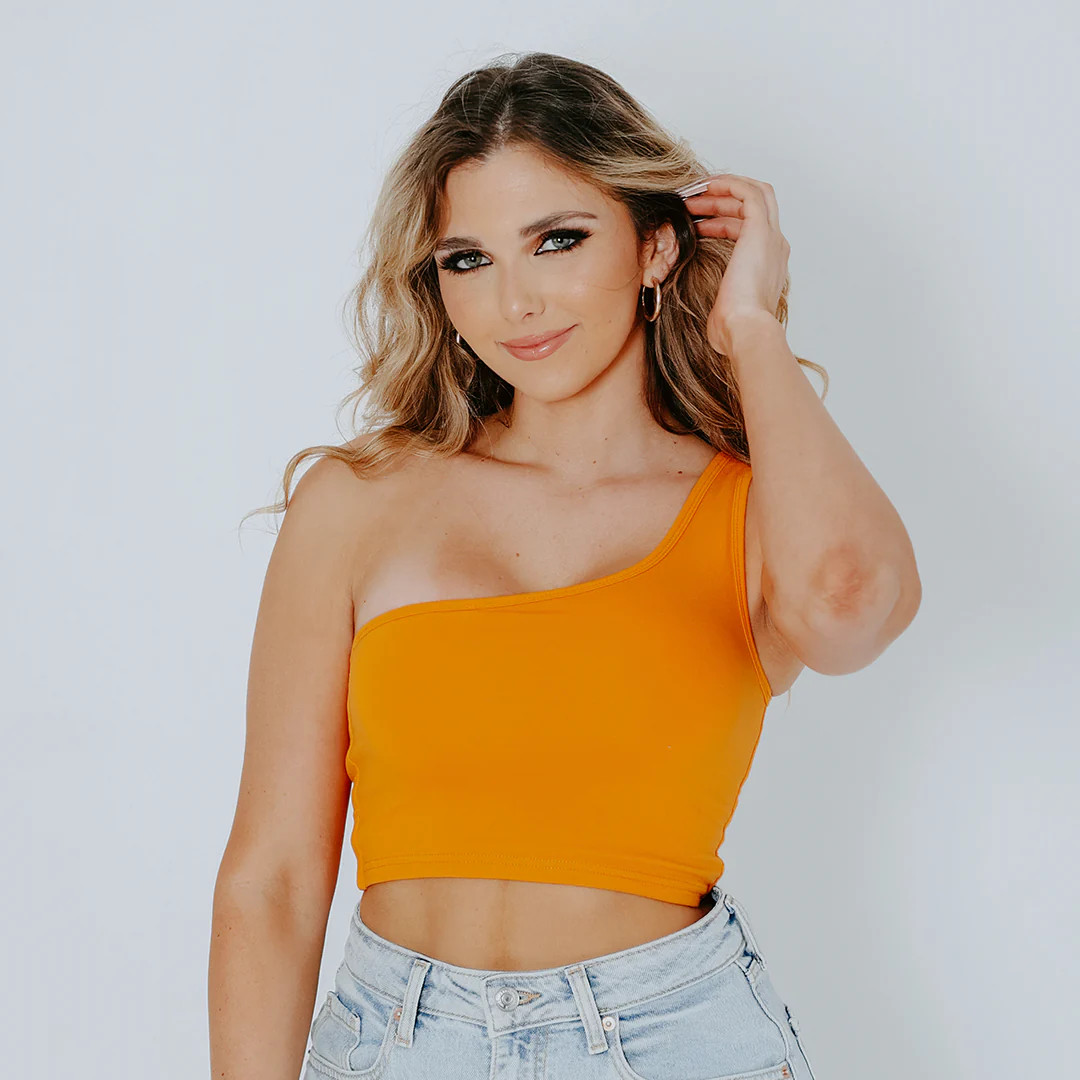 One Shoulder Brami (Crop) | Klassy