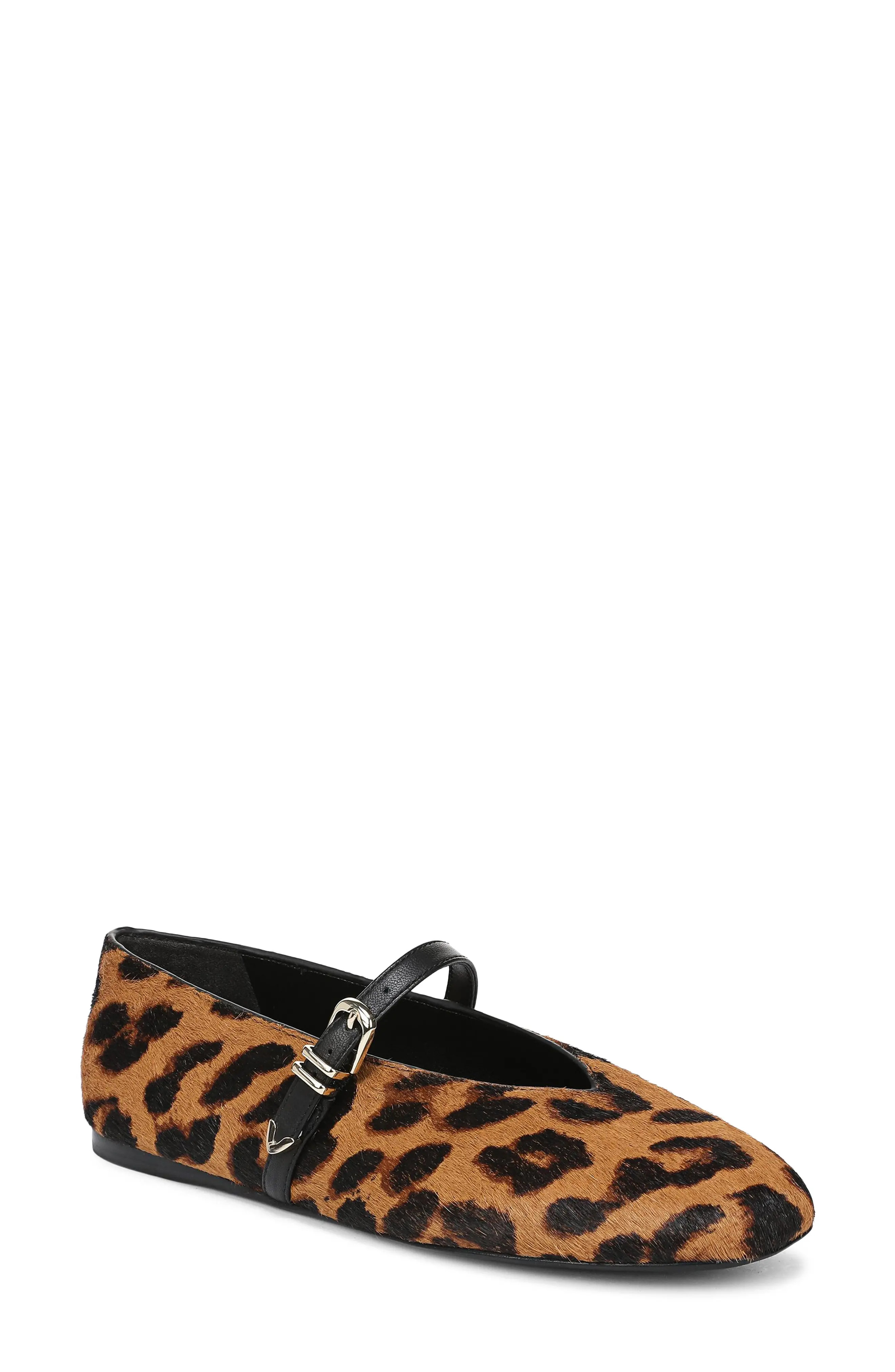 Margot Genuine Calf Hair Mary Jane Flat (Women) | Nordstrom | Nordstrom