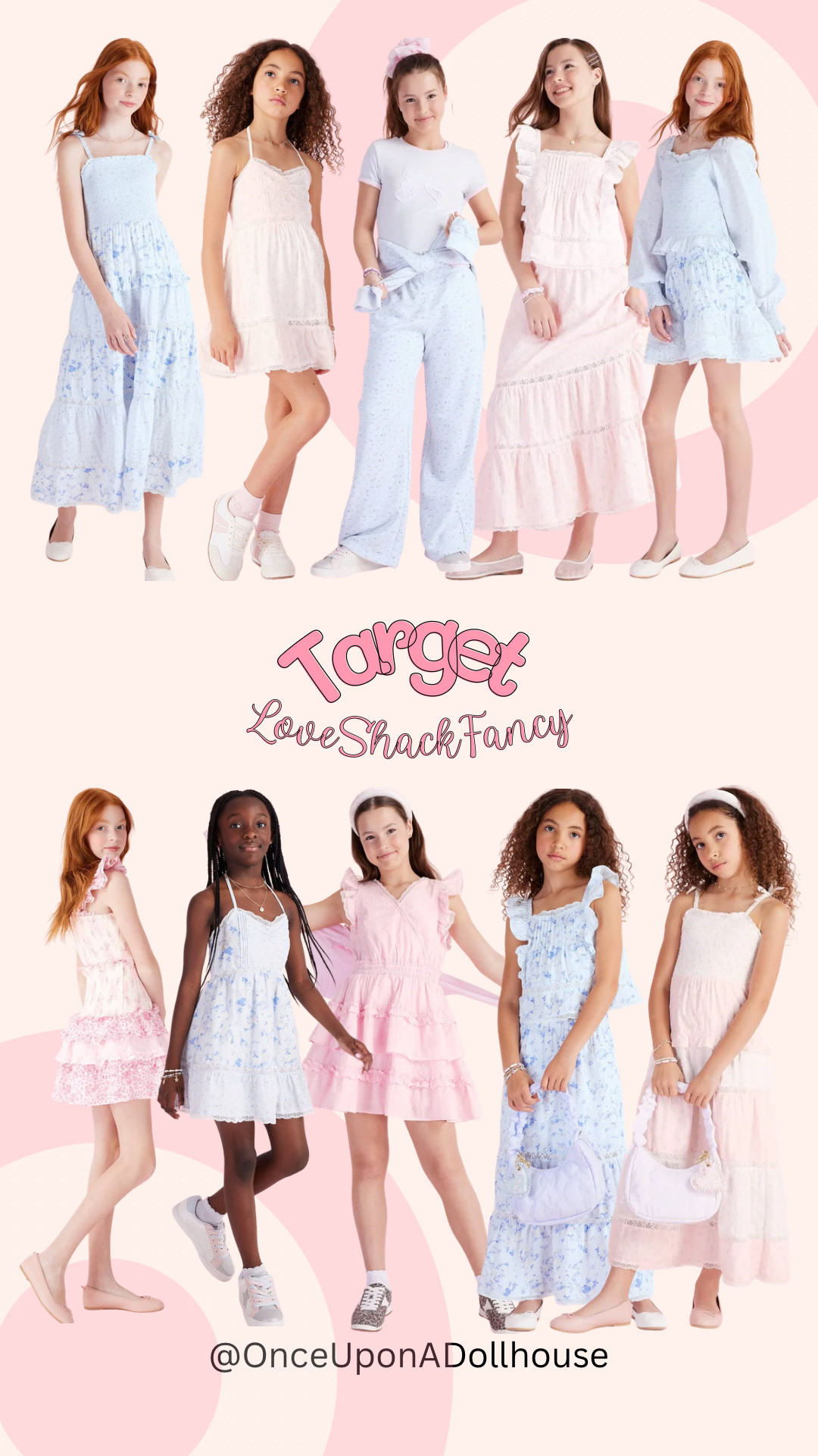 Target x LoveShackFancy Girls’ Outfits! 

Dresses, top, skirts, pants, bag

#LTKsummer #LTKkids #LTKstyletip
