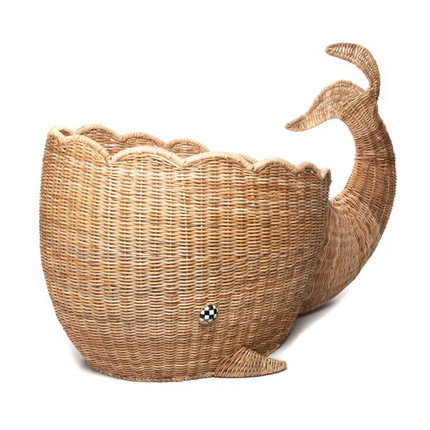 Click for more info about Whale Wicker Rattan Basket