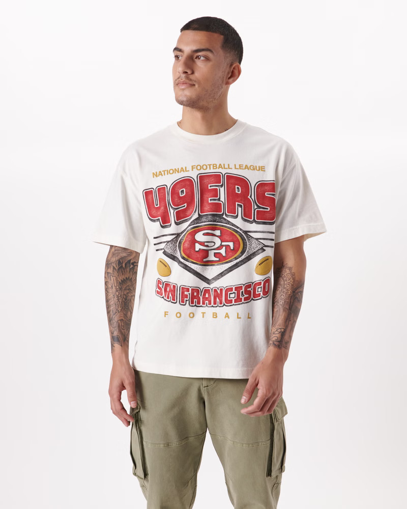 Oversized San Francisco 49ers Graphic Tee | Abercrombie & Fitch (US)
