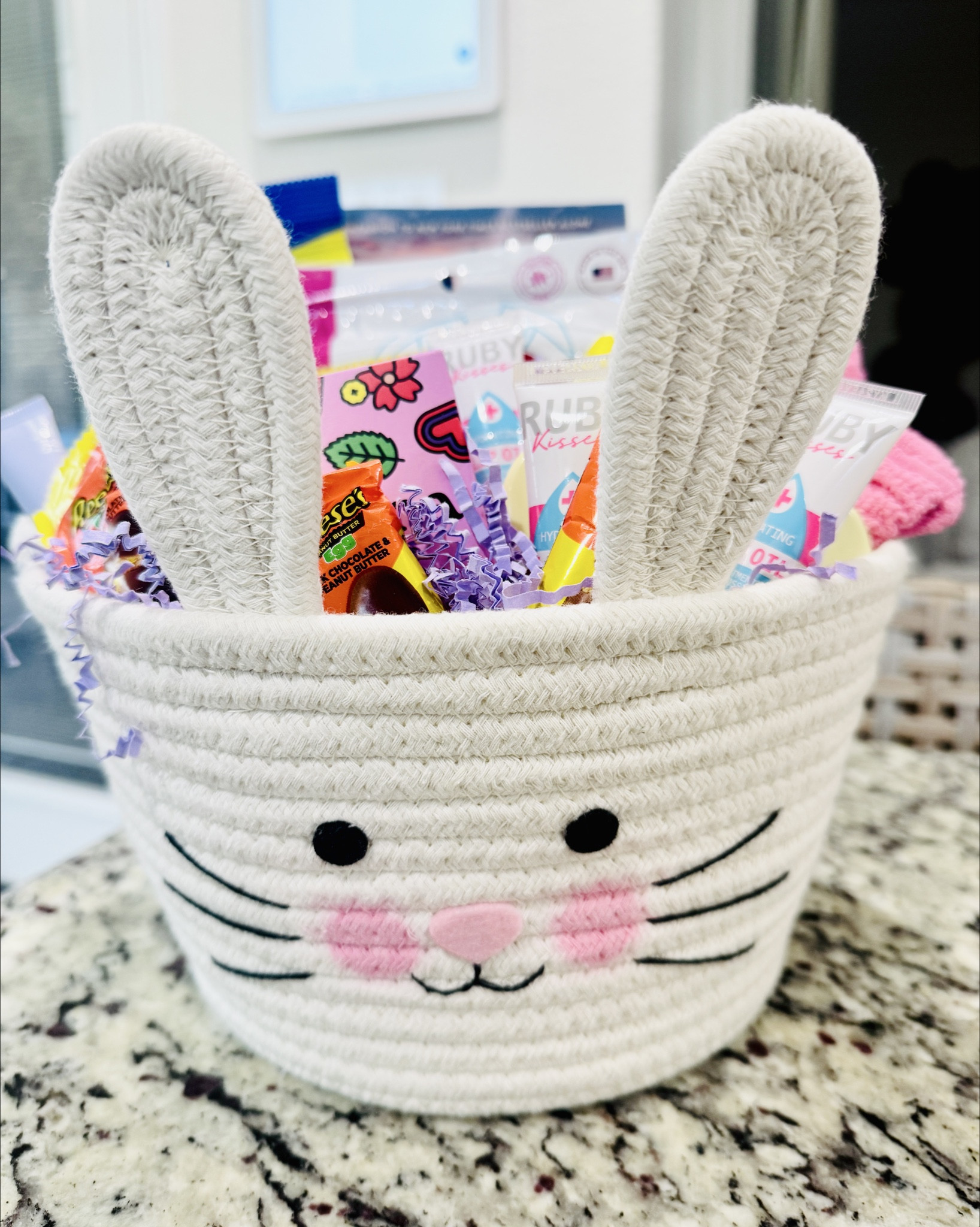 Easter Basket for a Teeenager Girl! Used the same cute bunny baskets from Target from last year + filled it with a swimsuit, book, beauty things, and candy!

#LTKmomlife #LTKKids #LTKSeasonal
