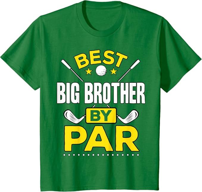 Best Big Brother By Par Golf Big Brother Gift T-Shirt | Amazon (US)