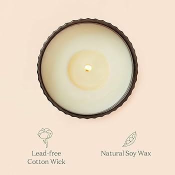 LA JOLIE MUSE Woody Jasmine Candles for Home Scented - Luxury Jar Candles with Aesthetic Glass, C... | Amazon (US)