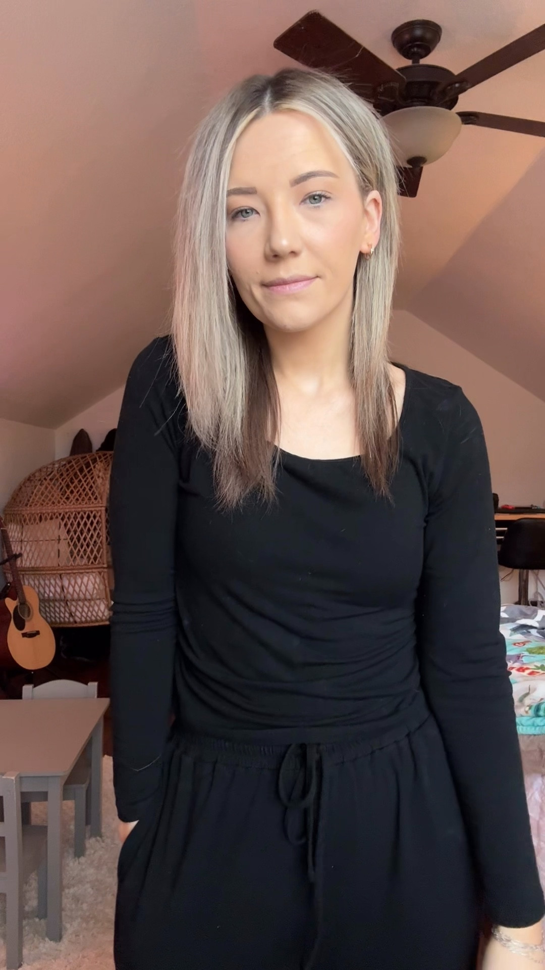 LOVE this lounge set for travel days or just staying home. So comfy!! Wearing size medium in the black. 

#LTKTravel #LTKootd #LTKSaleAlert