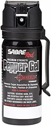 SABRE Crossfire Pepper Gel, Maximizes Target Acquisition, Deploys At Any Angle, 18 Bursts of Maxi... | Amazon (US)