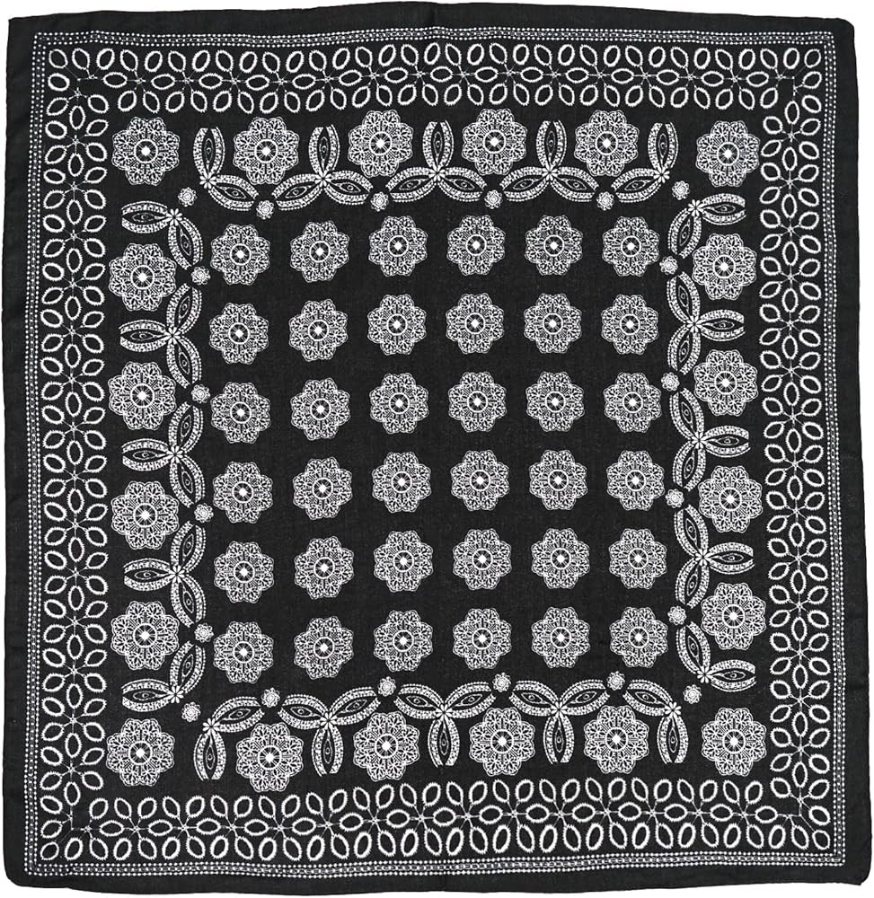 Scarf for Women, 27"x27" Large Bandana Scarf, Neck/Hair/Head Scarf for Women | Amazon (US)