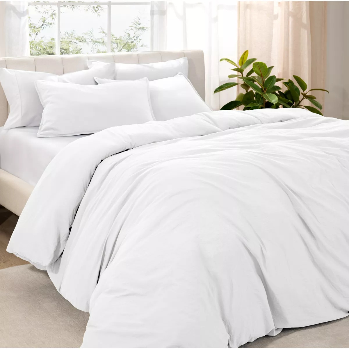 Washed Duvet Cover & Sham Set - Extra Soft, Easy Care by Bare Home, Comforter Not Included | Target