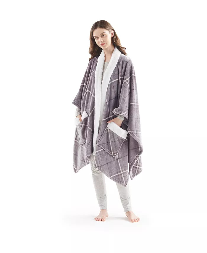 Cozy Plush Wrap Robe Throw, 50" x 70", Created for Macy's | Macys (US)