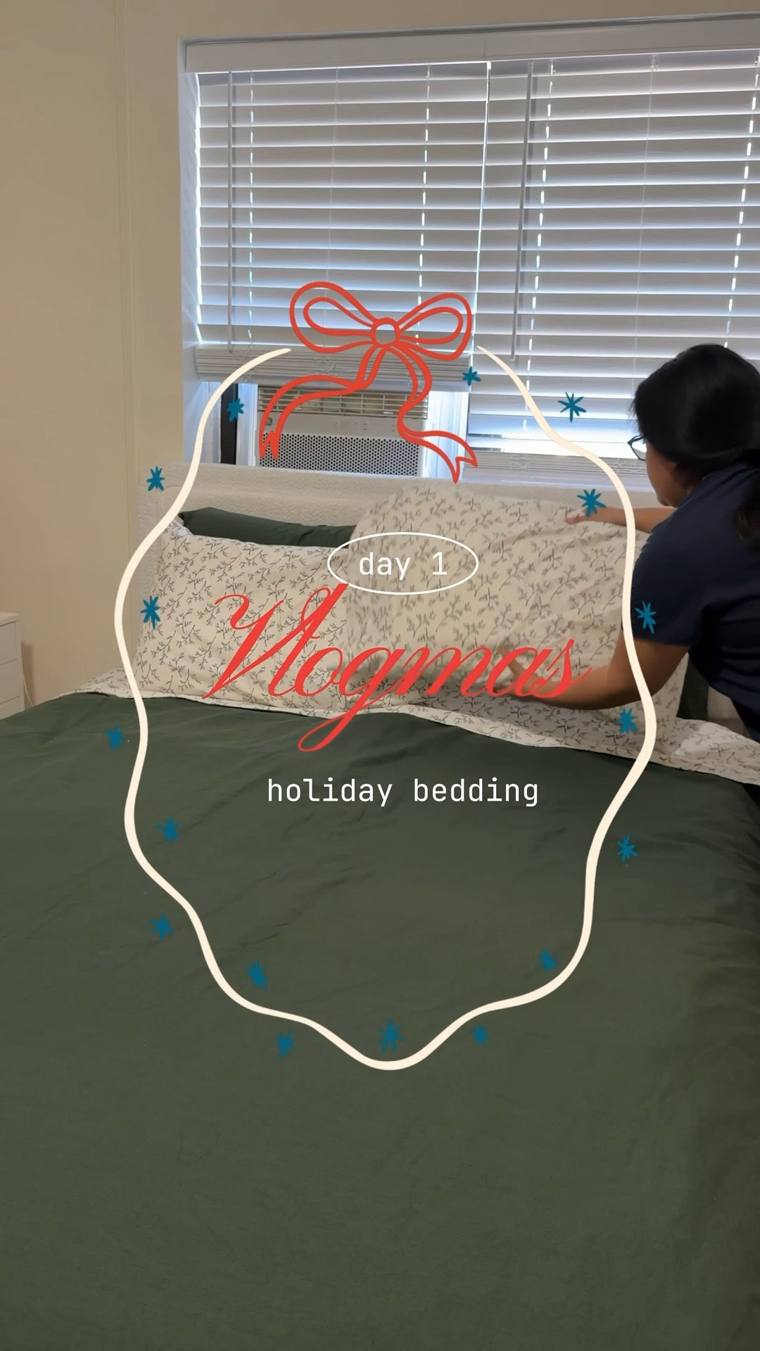it’s finally vlogmas & im kicking it off with some new holiday bedding 🎄✨

#LTKSeasonal #LTKHoliday #LTKHome