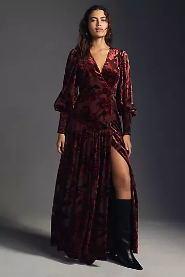 Hutch Long-Sleeve Wrap Dress curated on LTK