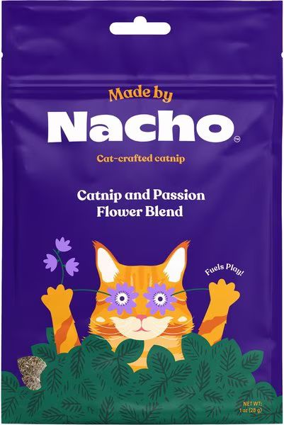 MADE BY NACHO Catnip & Passion Flower Blend, 1-oz pouch - Chewy.com | Chewy.com