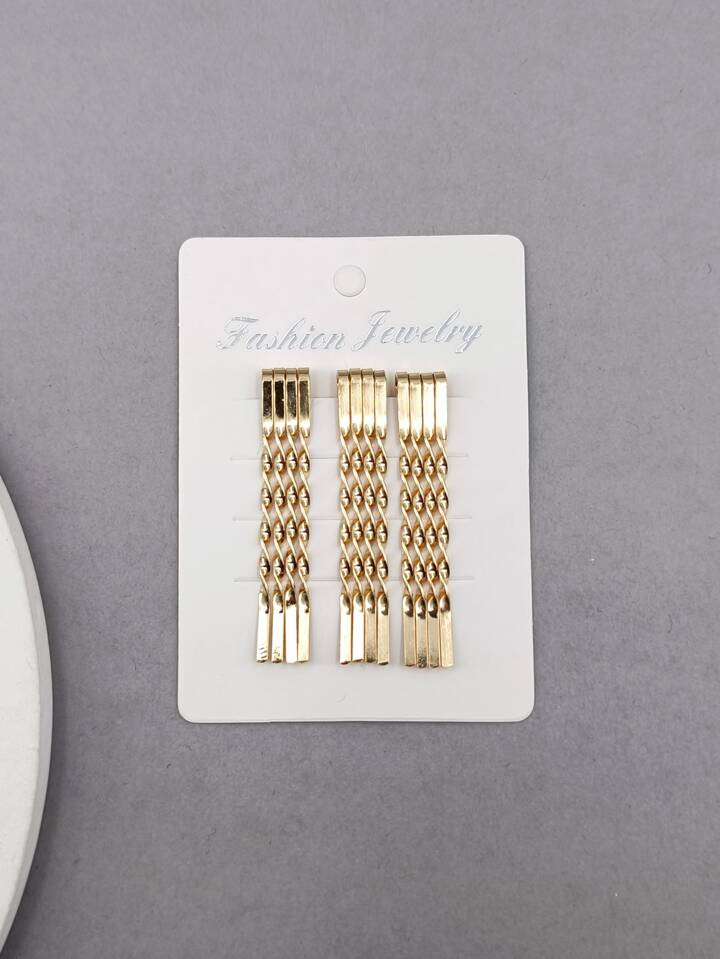12pcs Metal Bobby Pin Elegant | SHEIN USA | SHEIN