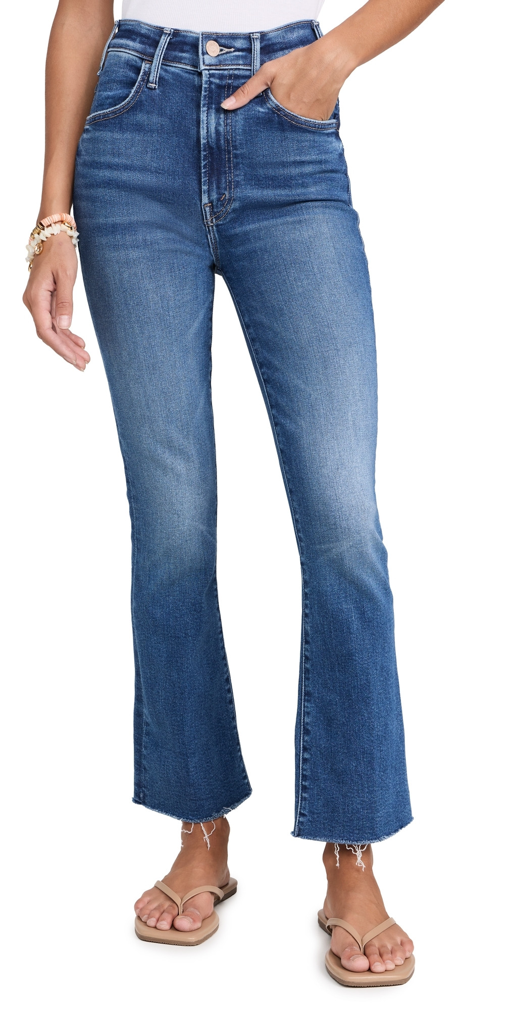 MOTHER The Hustler Ankle Fray Jeans Grasping At Straws 24 | Shopbop