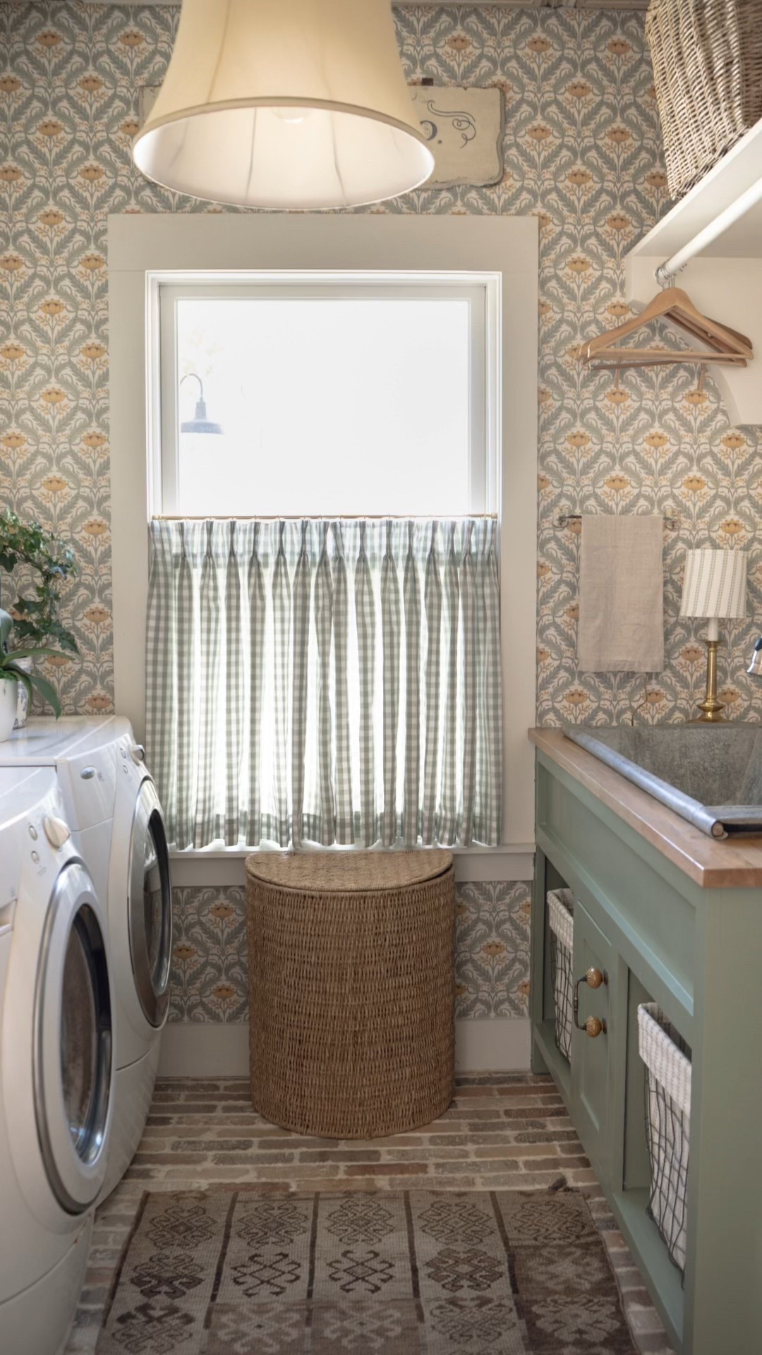 I can’t tell you how pleased I am with how this laundry room makeover turned out. 

Love vs. Design wallpaper and Two Pages curtains were the stars of the show.



#LTKOver40 #LTKHome